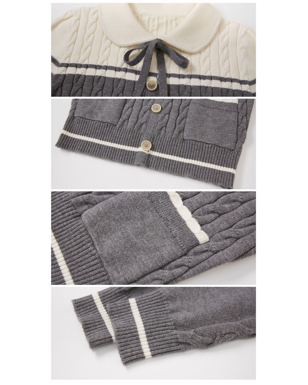 Polo Collar Knit Sweater TP008