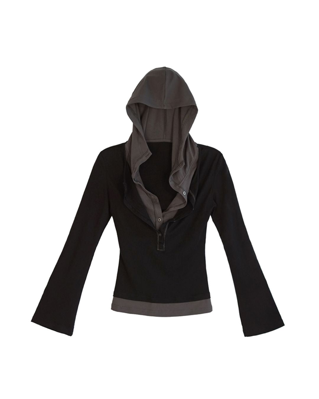 Flare-Sleeve Hoodie TP030