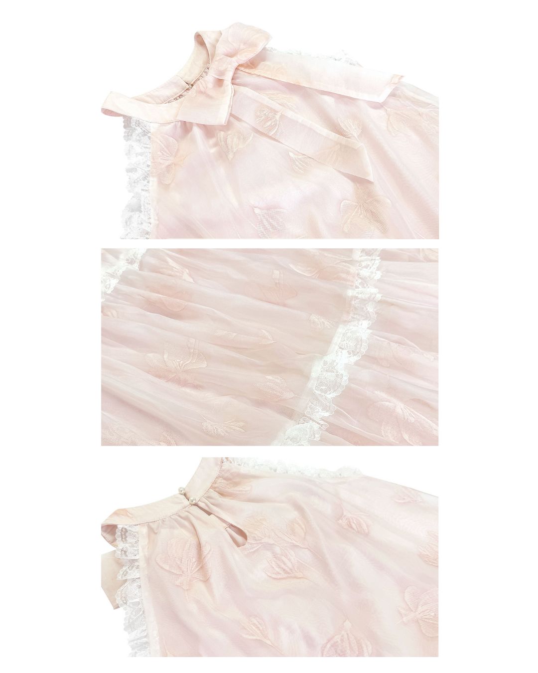 Halter Neck Floral Tiered Lace Long Dress DR025