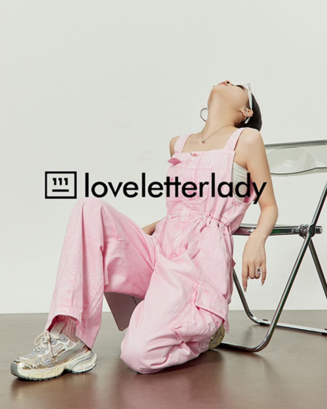 Pink Work Denim Overalls BT038