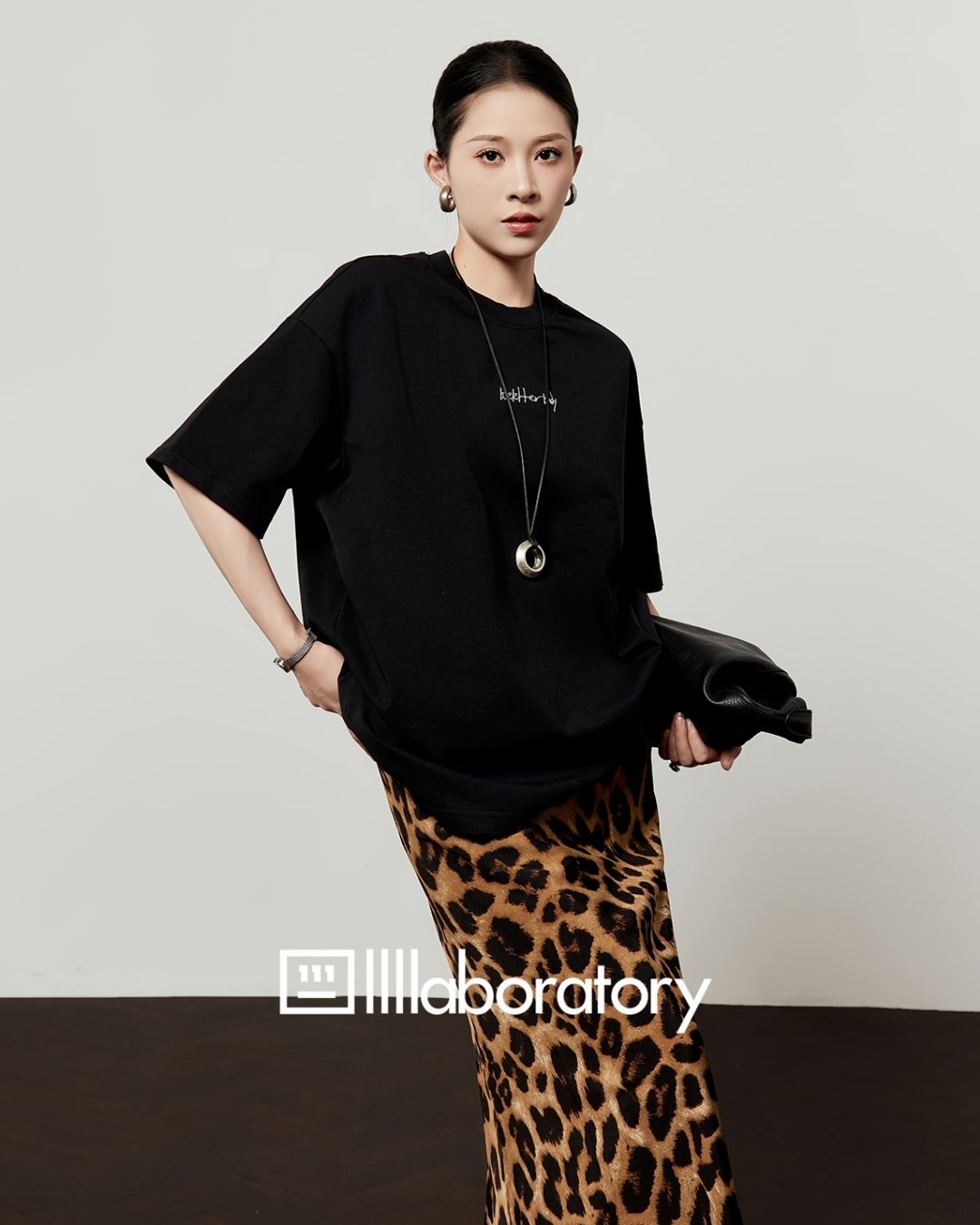 Multi-print Oversized T-shirt　TP057