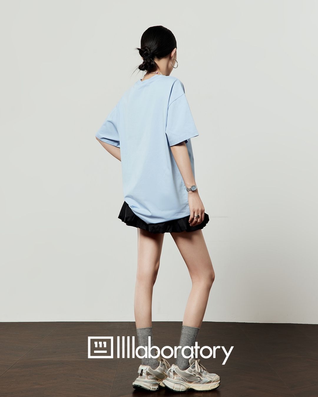 Multi-print Oversized T-shirt　TP057