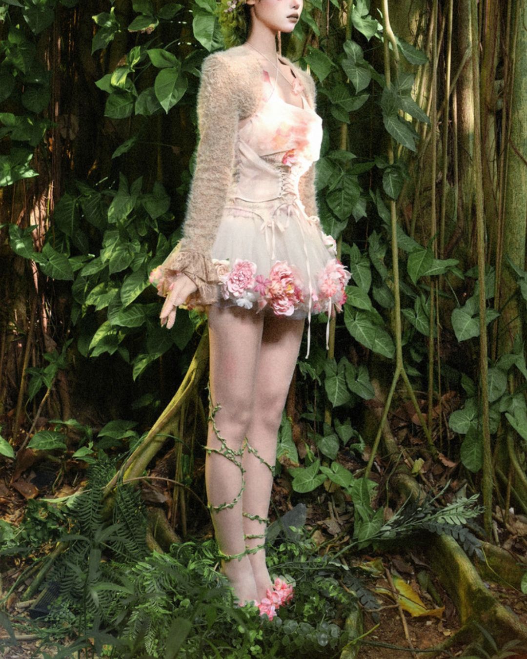 Terry Sleeve Lace Bolero　TP034