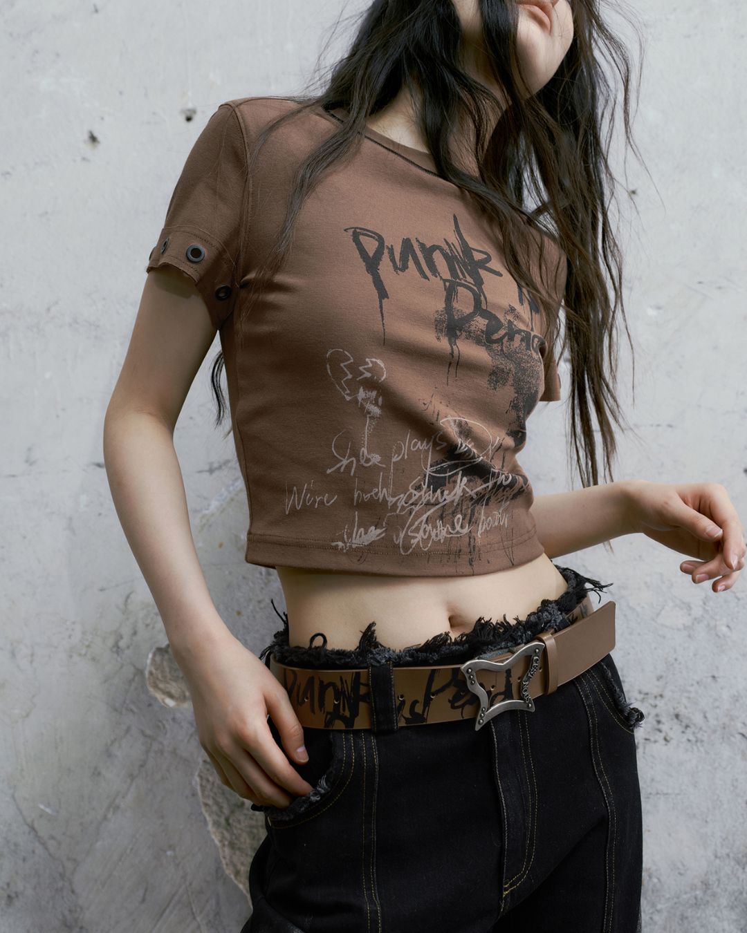 Butterfly Metal Buckle Belt　AC004