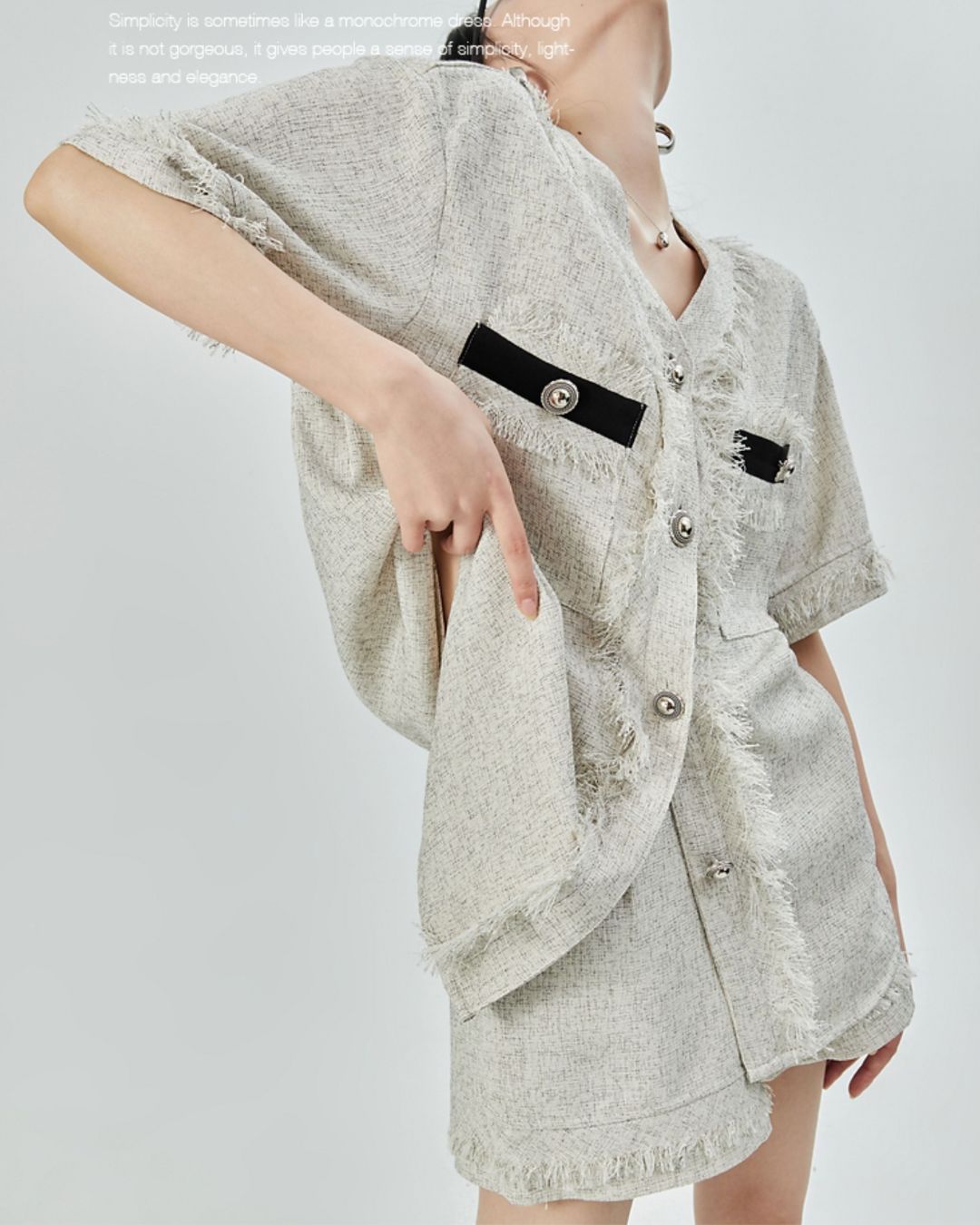 Fringe Set-up Short Pants　BT034