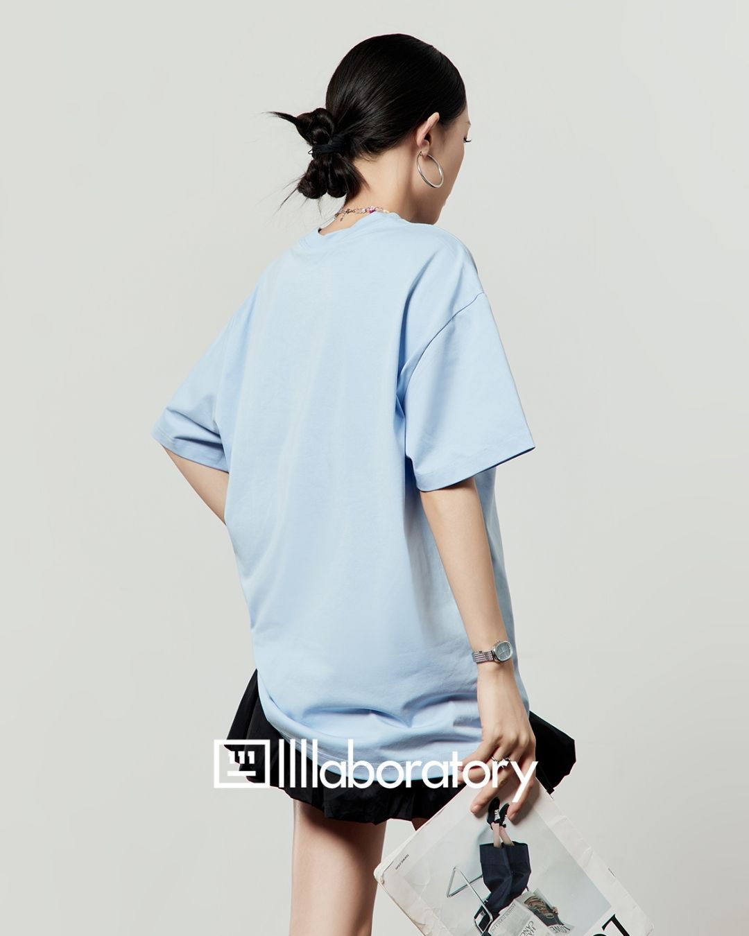 Multi-print Oversized T-shirt　TP057