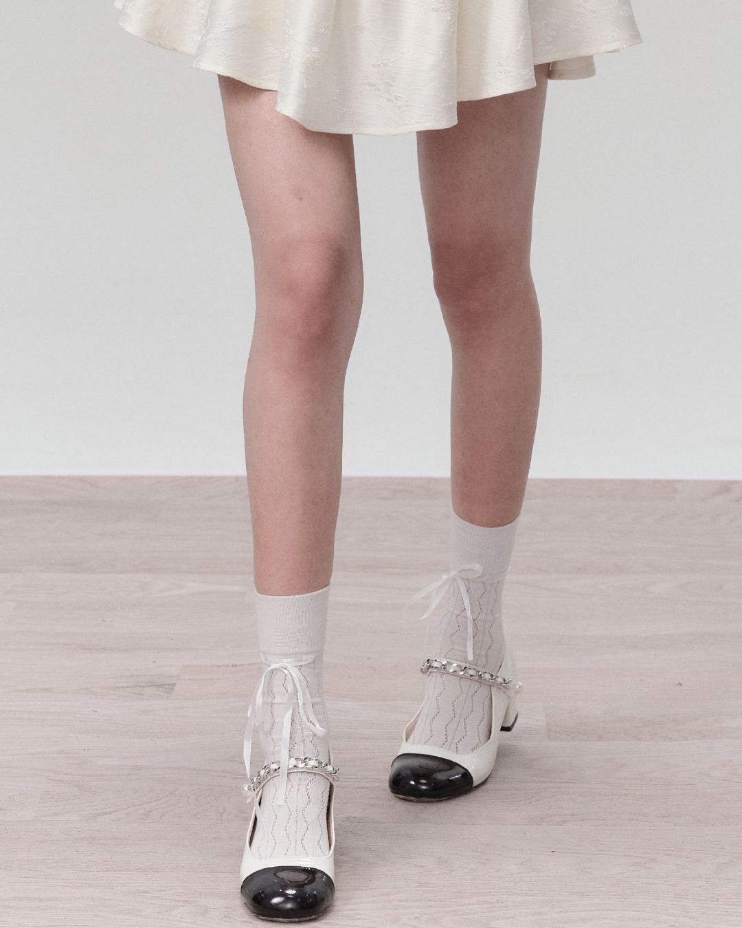 Lace Ribbon Socks　AC003