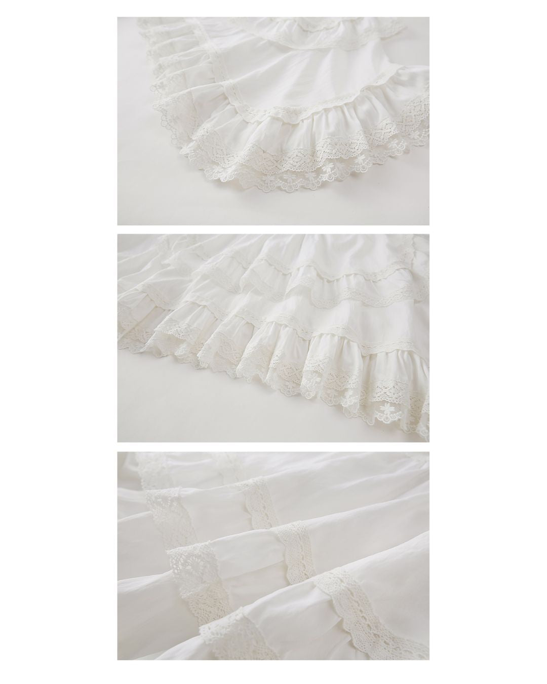 Asymmetrical Lace Skirt　BT027