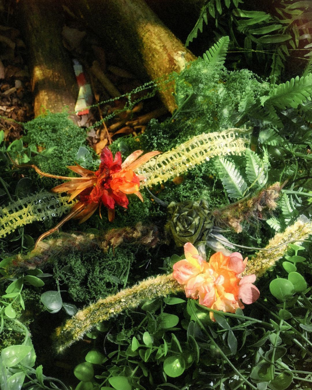 Flower Motif Choker　　AC007