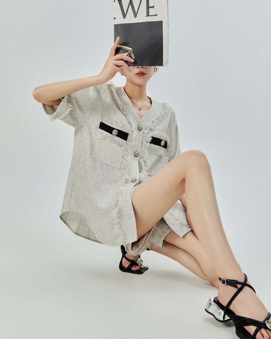 Fringe Set-up Short Pants　BT034