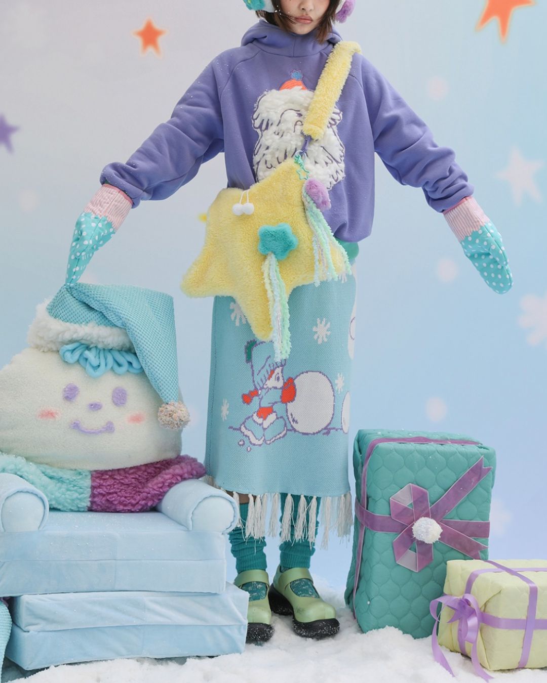 Star-shaped Messenger Bag　BG003