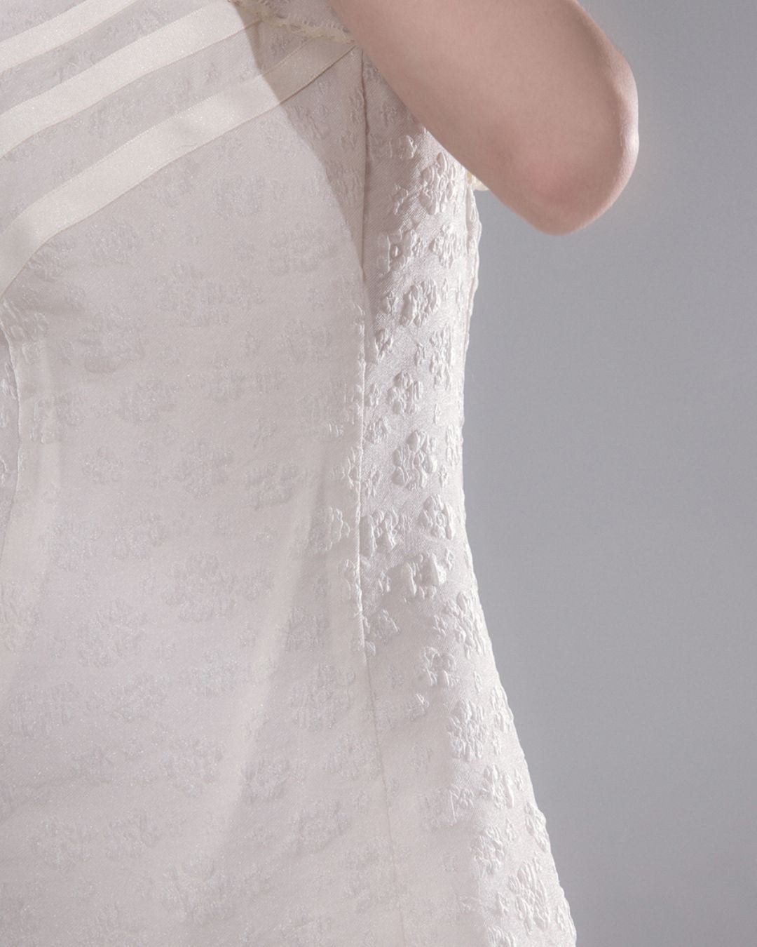 French Sleeve Floral Chinese Dress　DR040