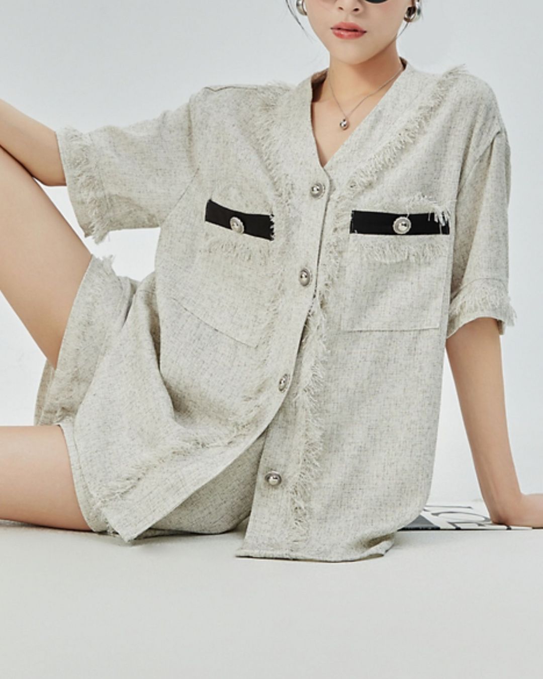 Fringe Set-up Short Pants　BT034