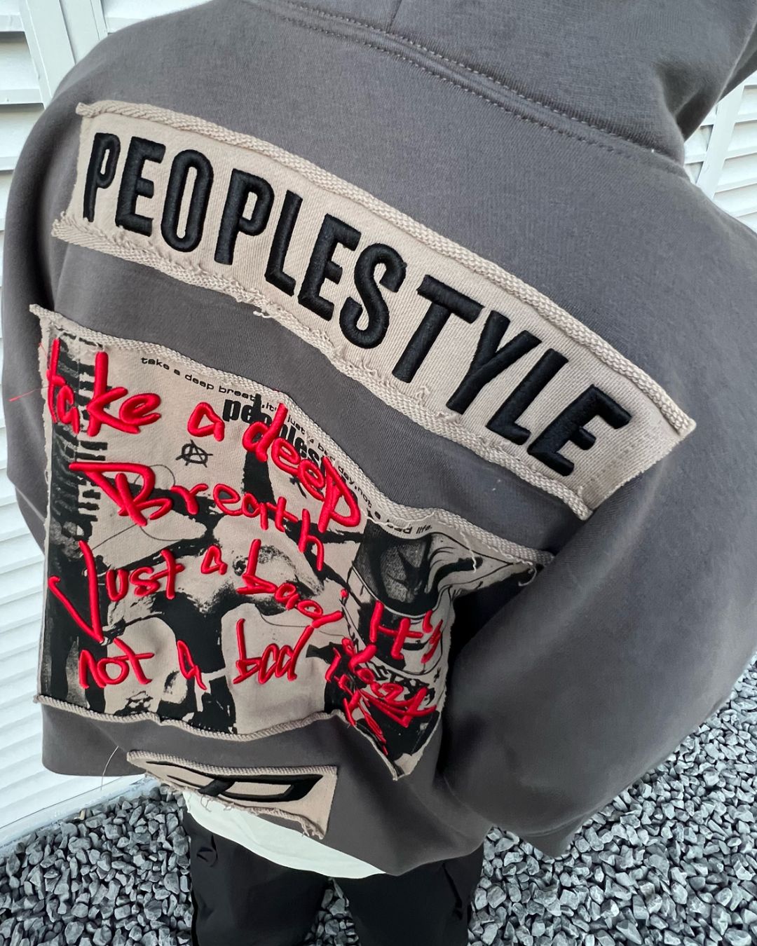 Back Print Design Hoodie　TP012