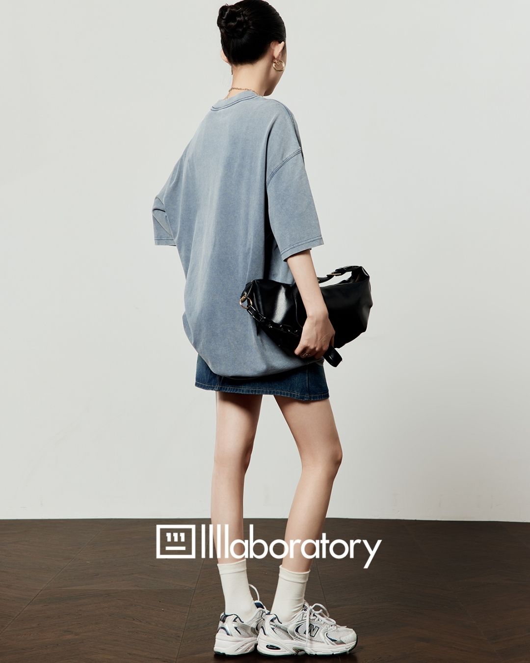 Multi-print Oversized T-shirt　TP057