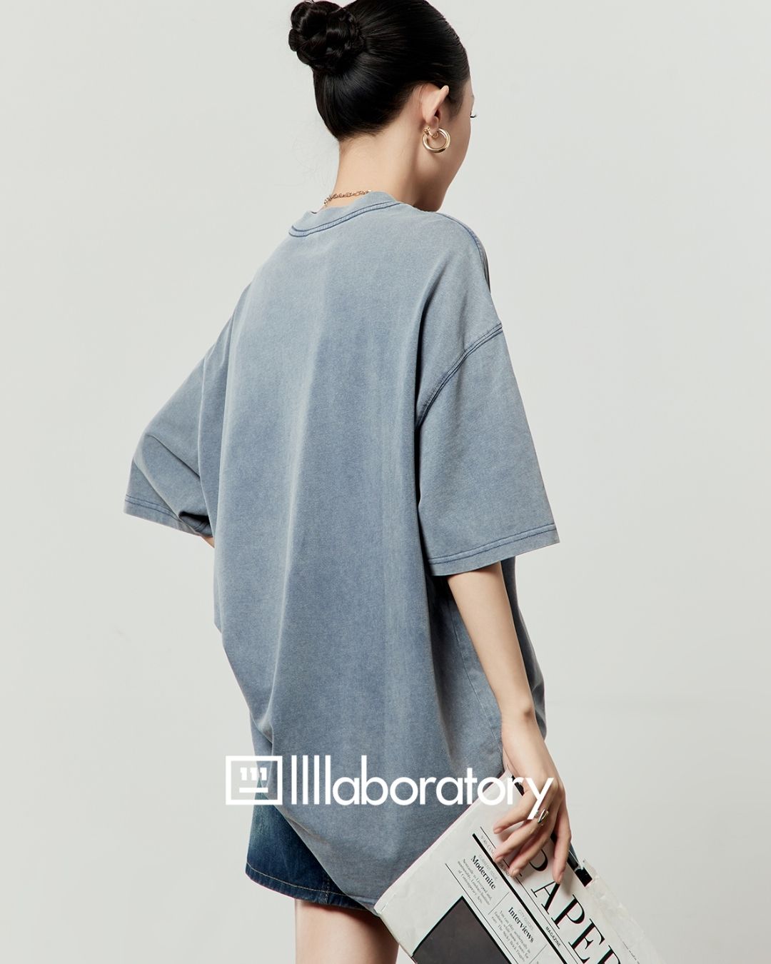 Multi-print Oversized T-shirt　TP057