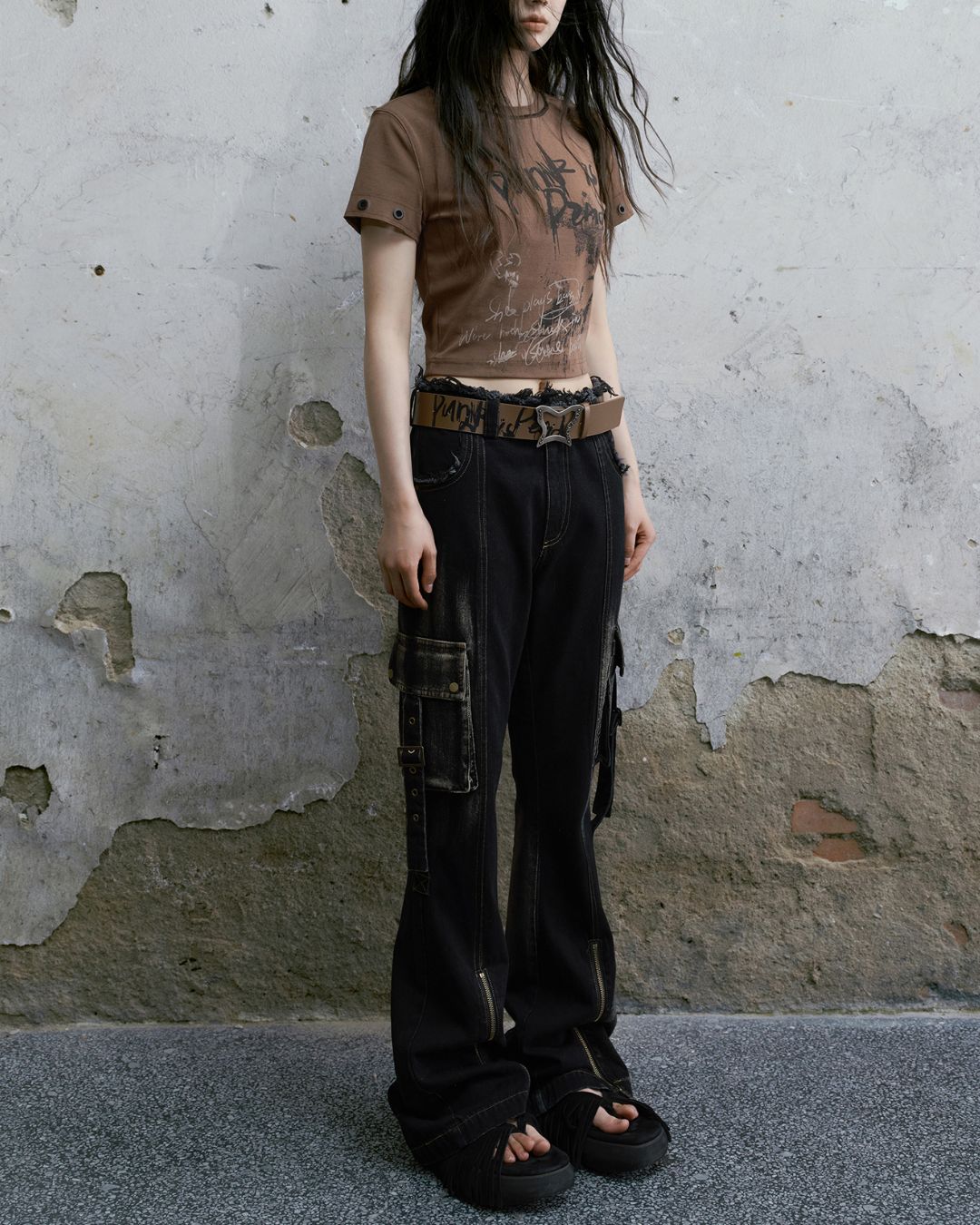 Butterfly Metal Buckle Belt　AC004