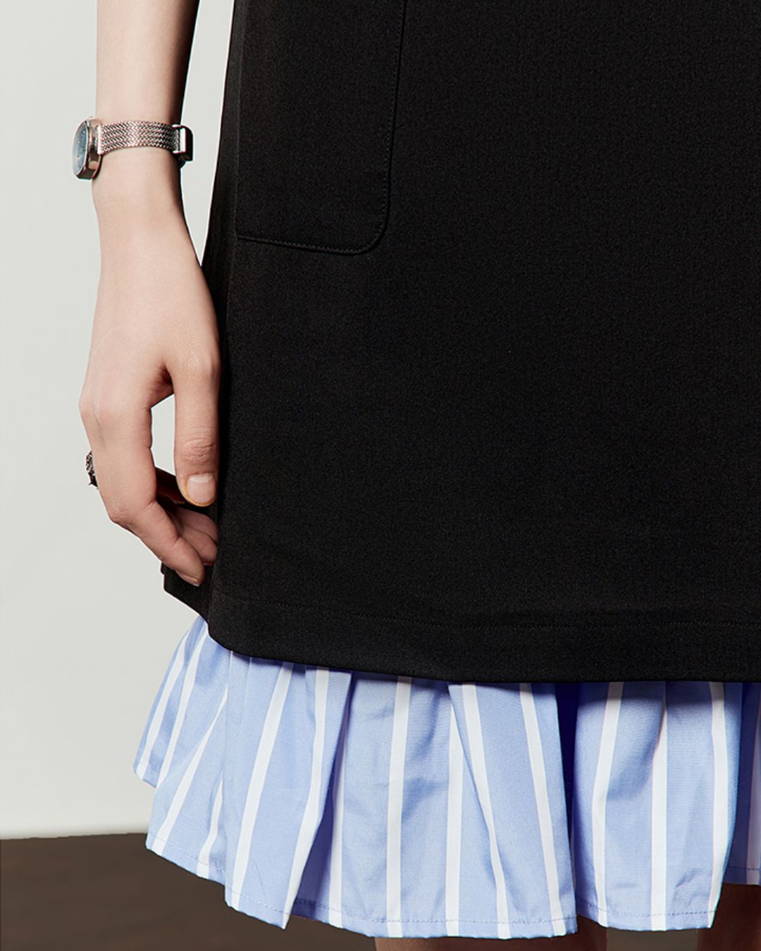 Layered Sleeveless Mini Dress　DR047