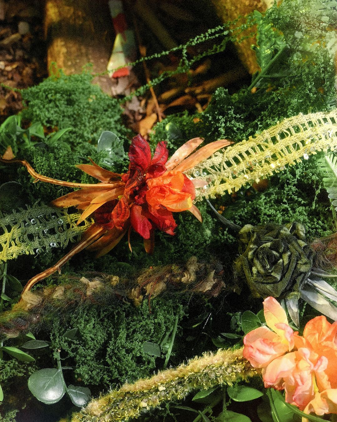 Flower Motif Choker　　AC007