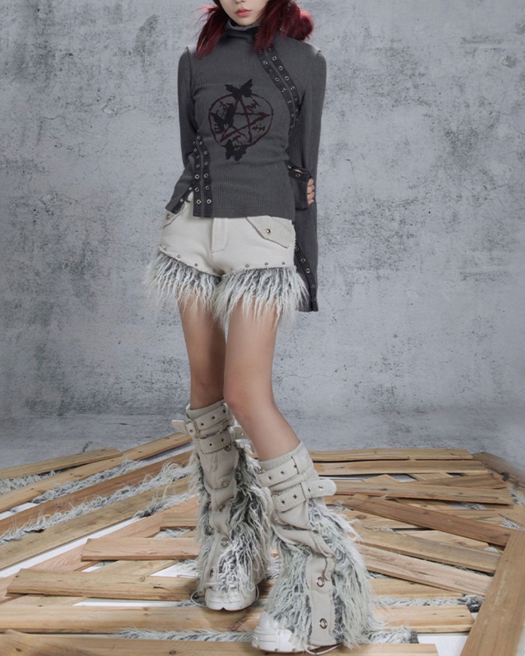 Fringe Design Leg Covers　AC002