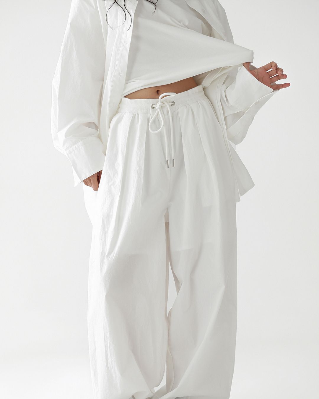 Oversized Cotton Set-up Shirt　TP055