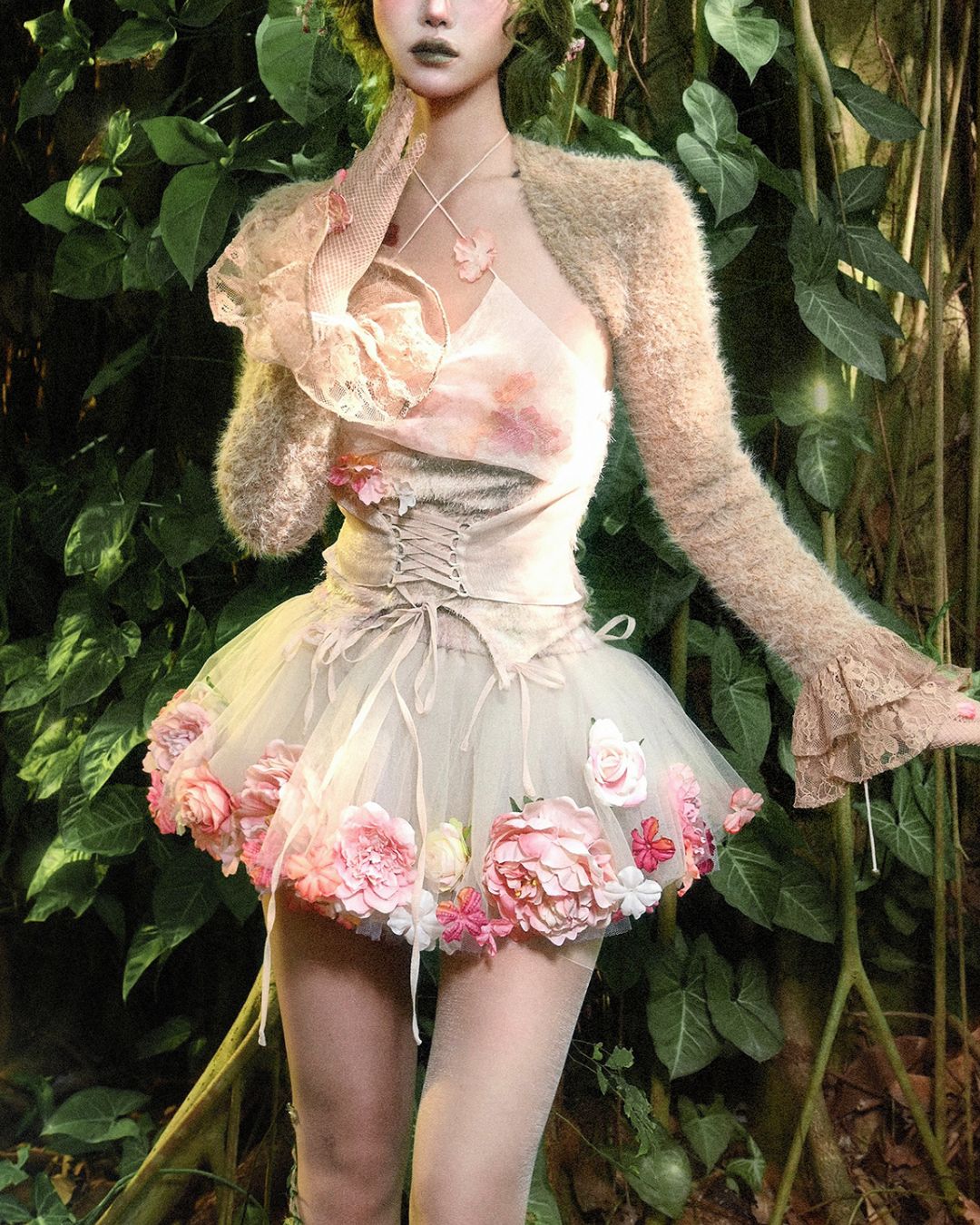 Terry Sleeve Lace Bolero　TP034