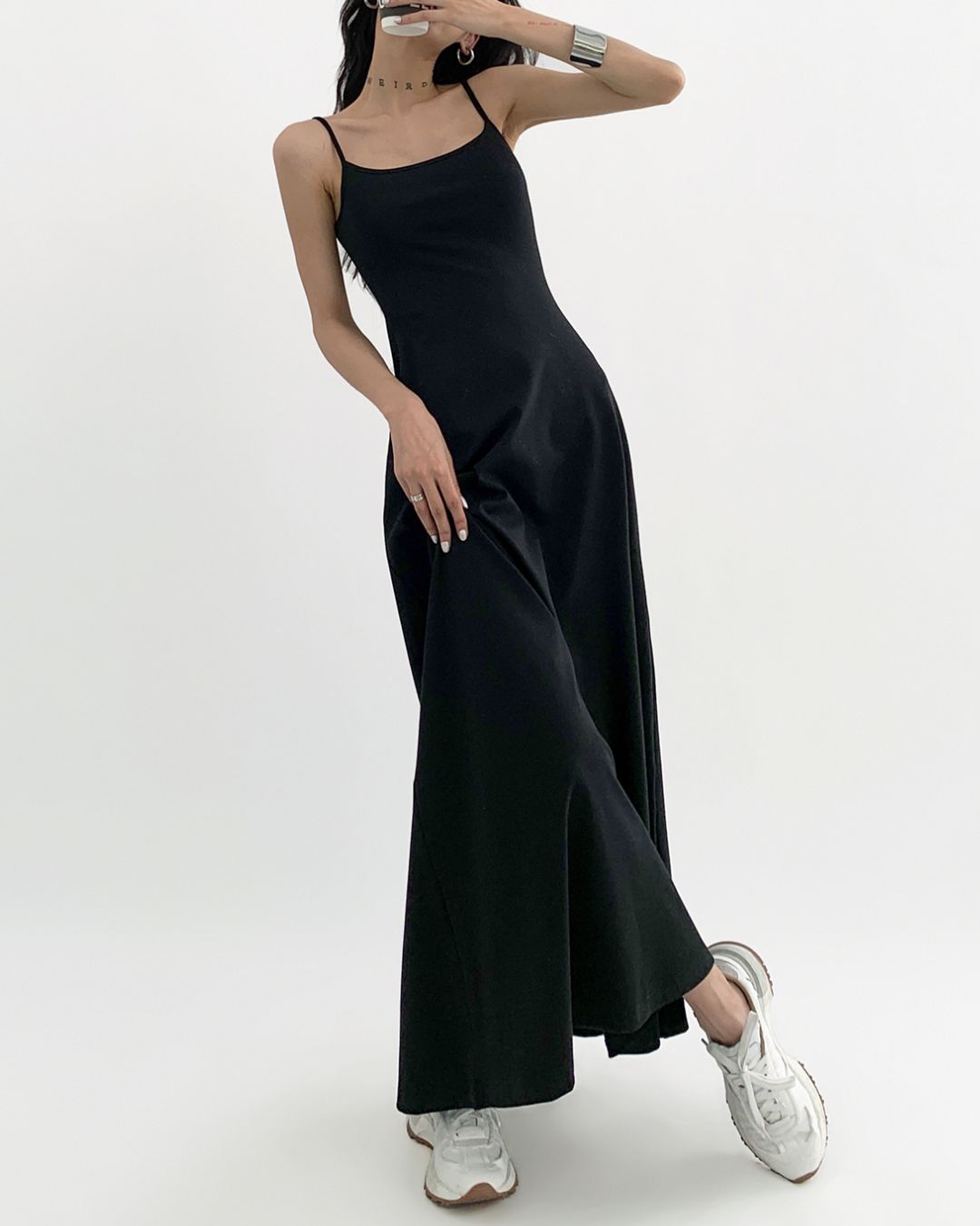 A-line Camisole Maxi Dress　DR046