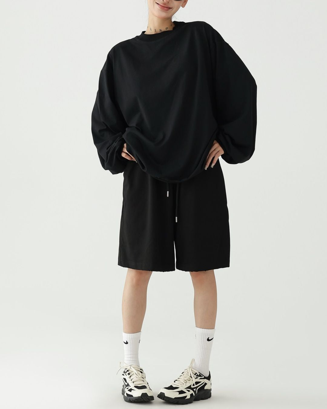 Basic Oversized Set-up T-shirt　TP053