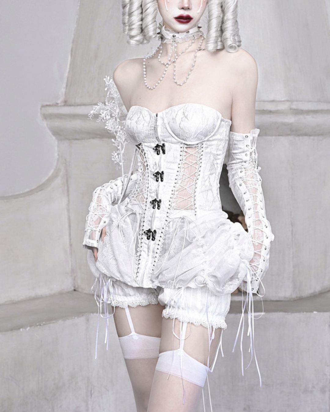 Gothic Fishbone Bandage Corset Set DR008 – EKATE sanctum