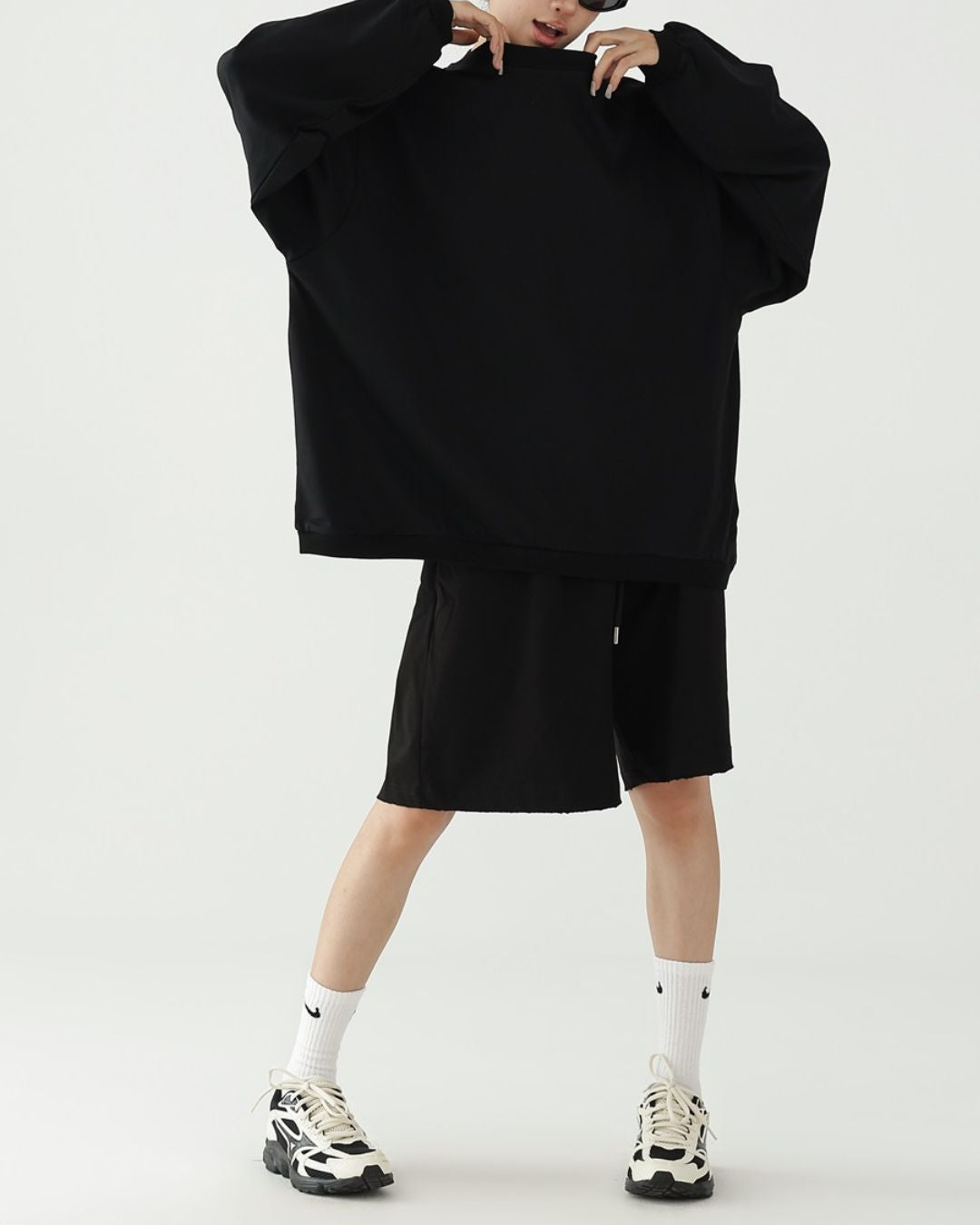 Basic Knee-length Set-up Shorts　BT035