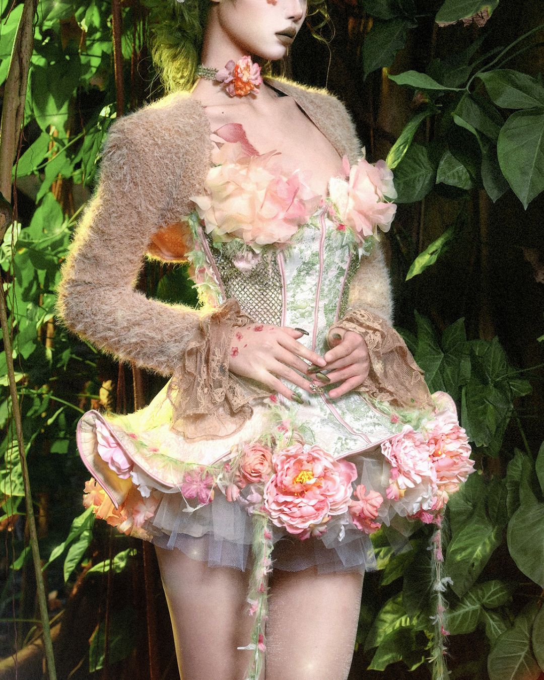 Terry Sleeve Lace Bolero　TP034