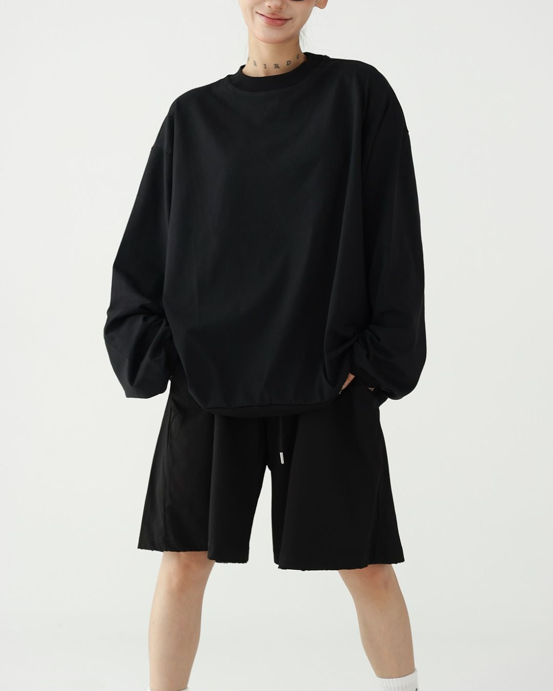 Basic Oversized Set-up T-shirt　TP053