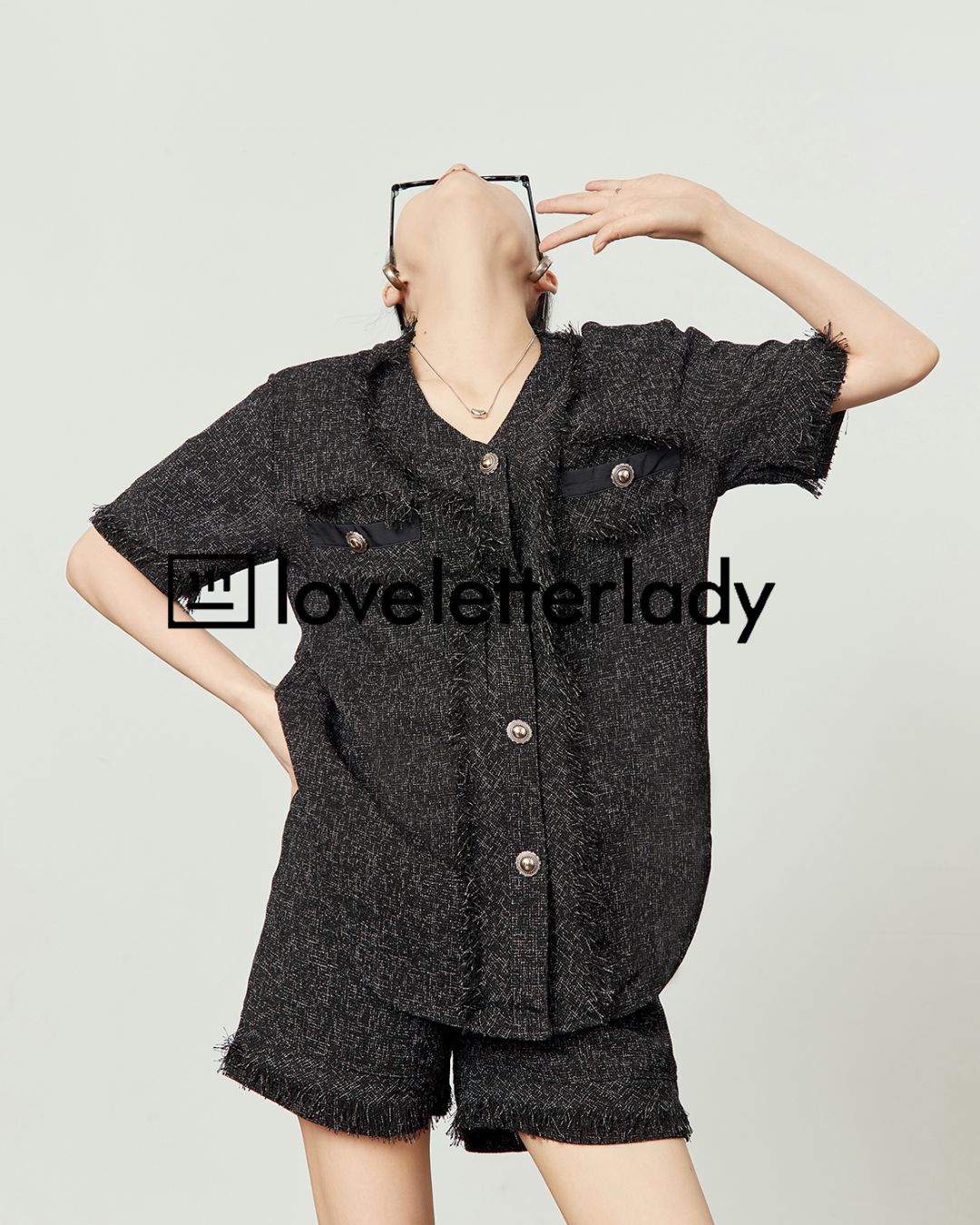 Fringe Set-up Short Pants　BT034