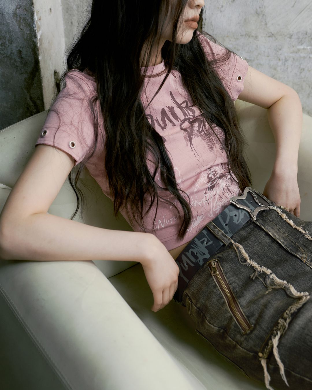 Butterfly Metal Buckle Belt　AC004