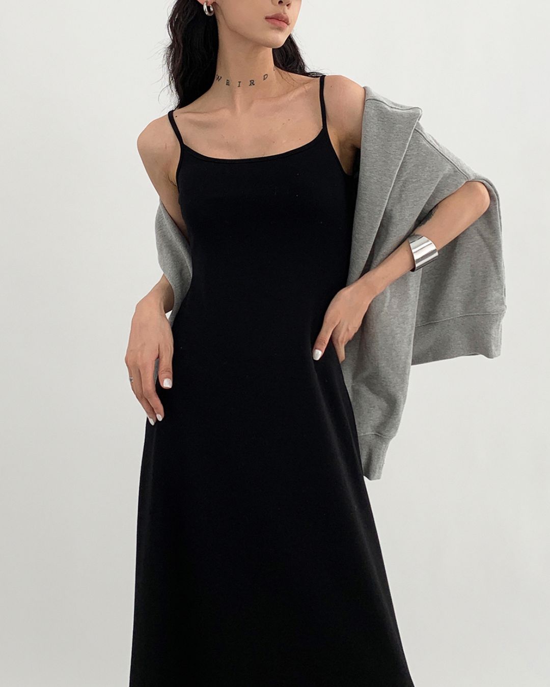 A-line Camisole Maxi Dress　DR046