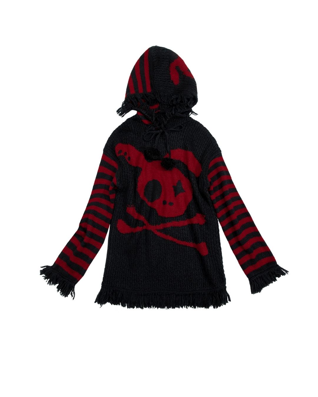 Skull Rabbit Hooded Knit　TP010