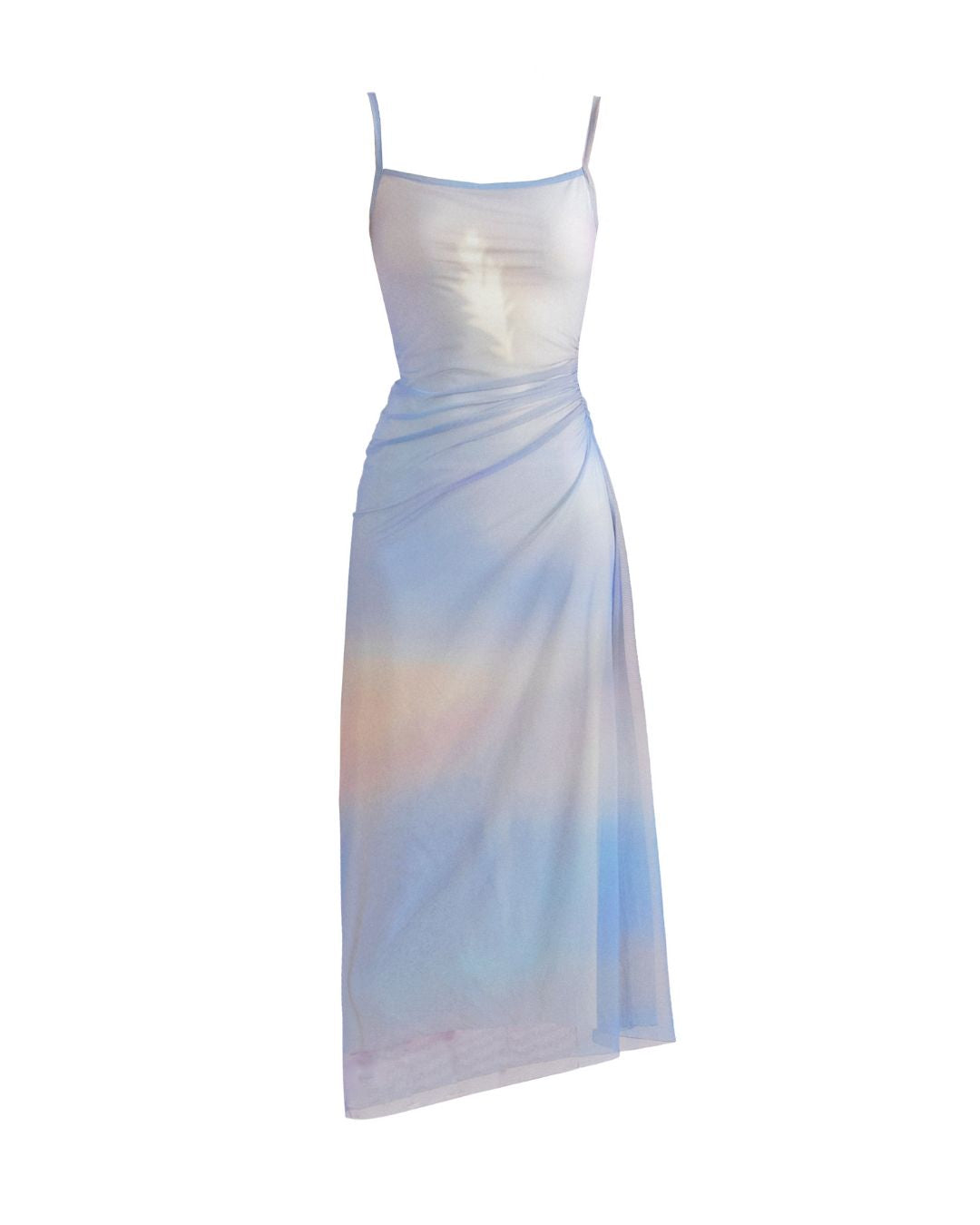 Gradient Color Sheer Cami Dress　DR021