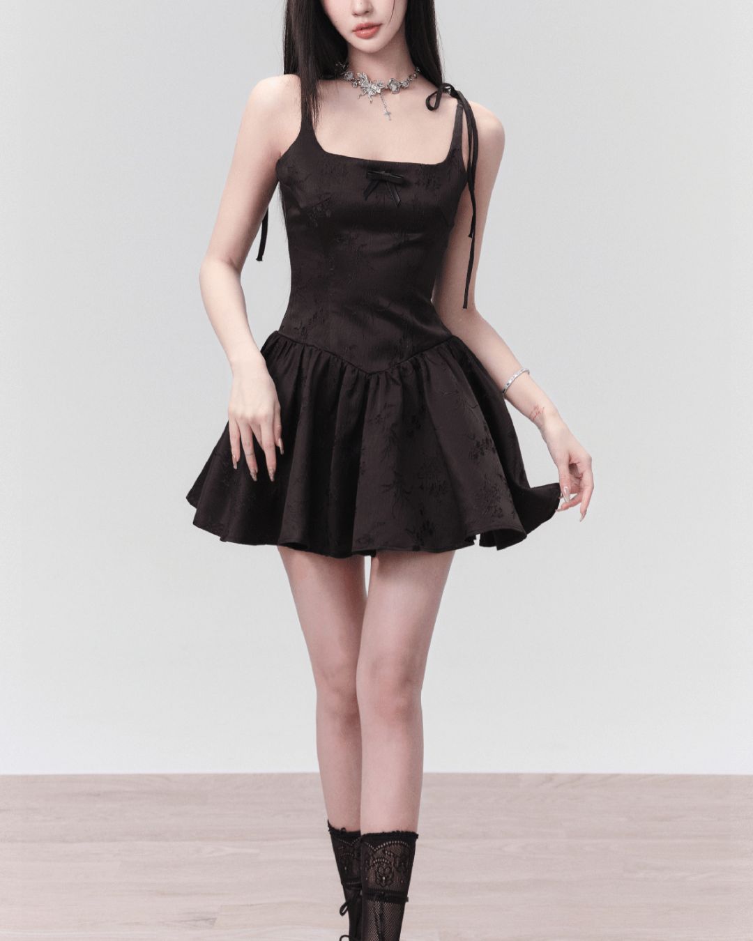 Lace Ribbon Socks　AC003