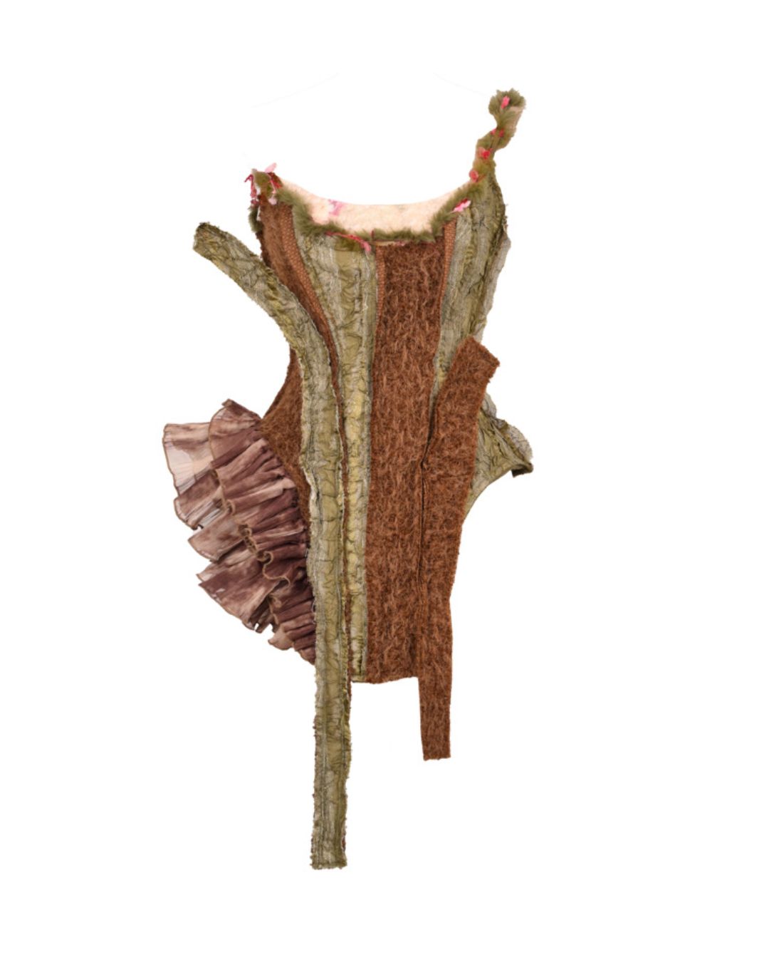 Forest Spirit One Shoulder Mini Dress　DR032