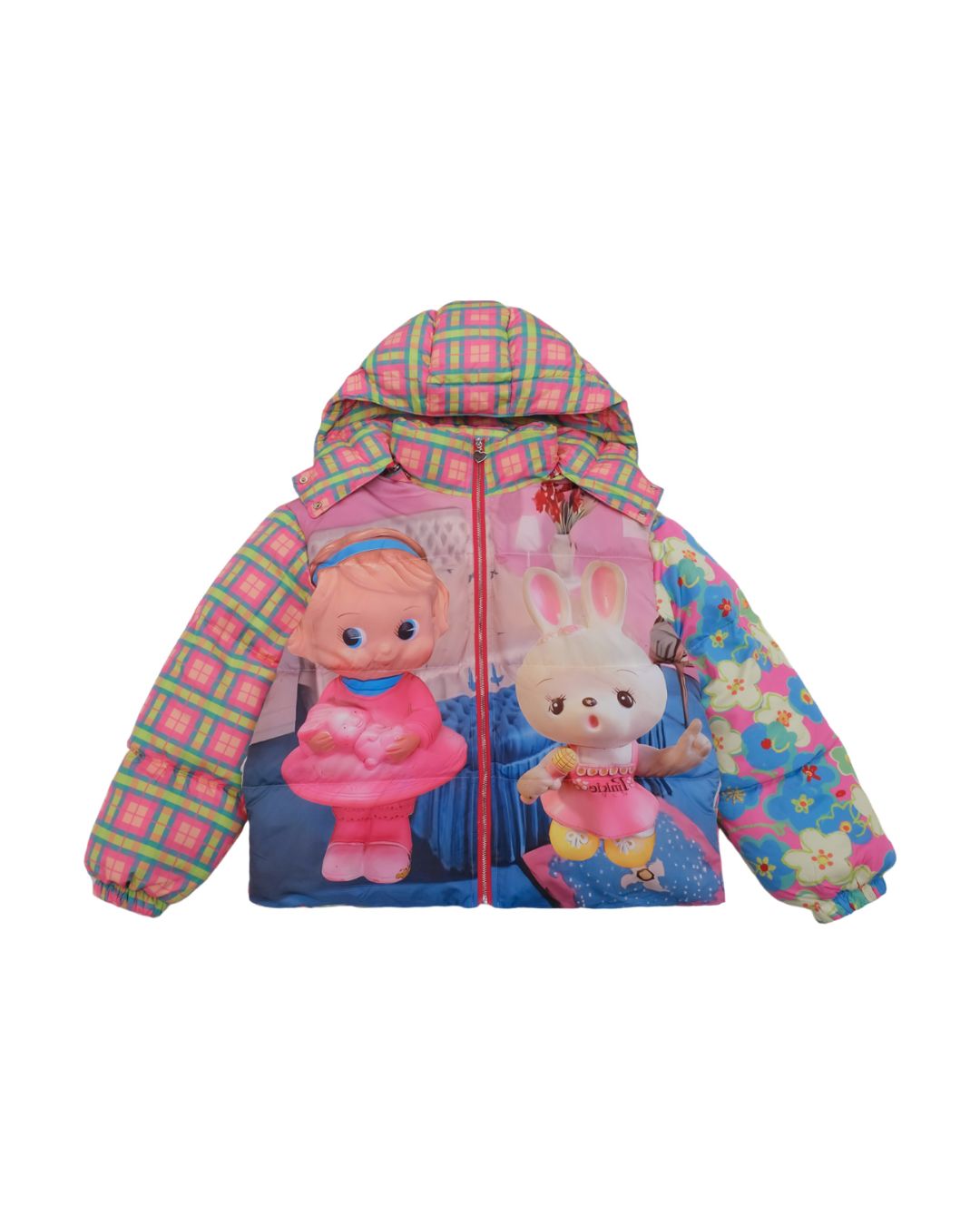 Switching Printed Down Jacket　OT006