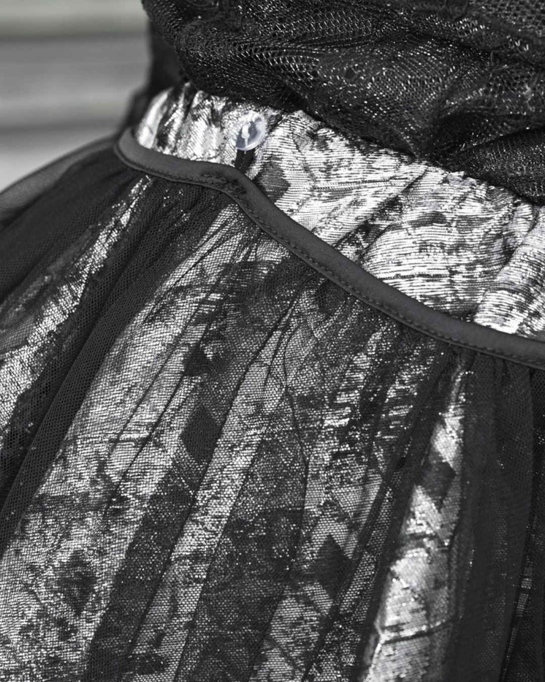 Gothic Draped Dress One-piece　DR012