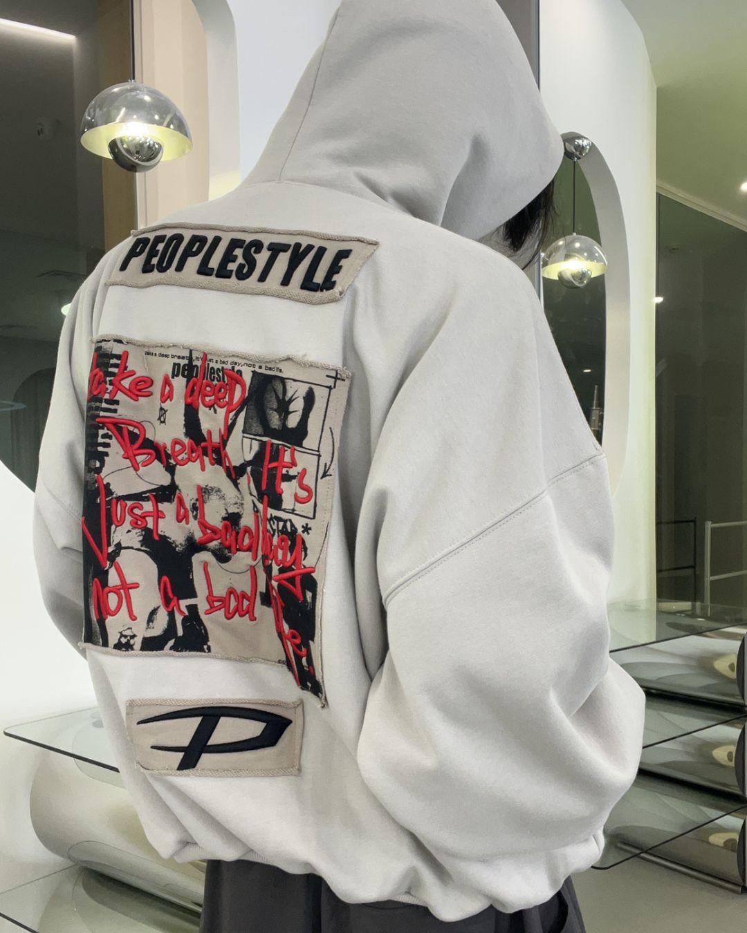 Back Print Design Hoodie　TP012