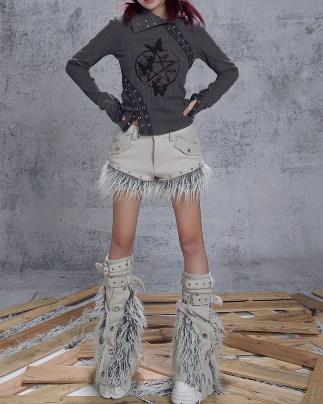 Fringe Design Leg Covers　AC002