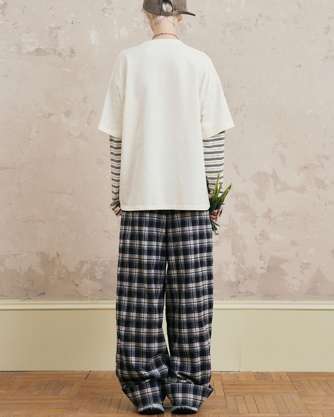 Mermaid Cat Layered T-shirt　TP037