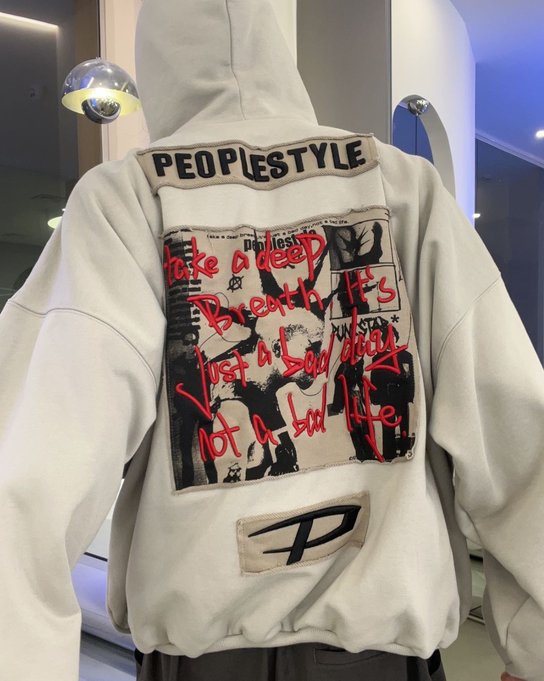 Back Print Design Hoodie　TP012