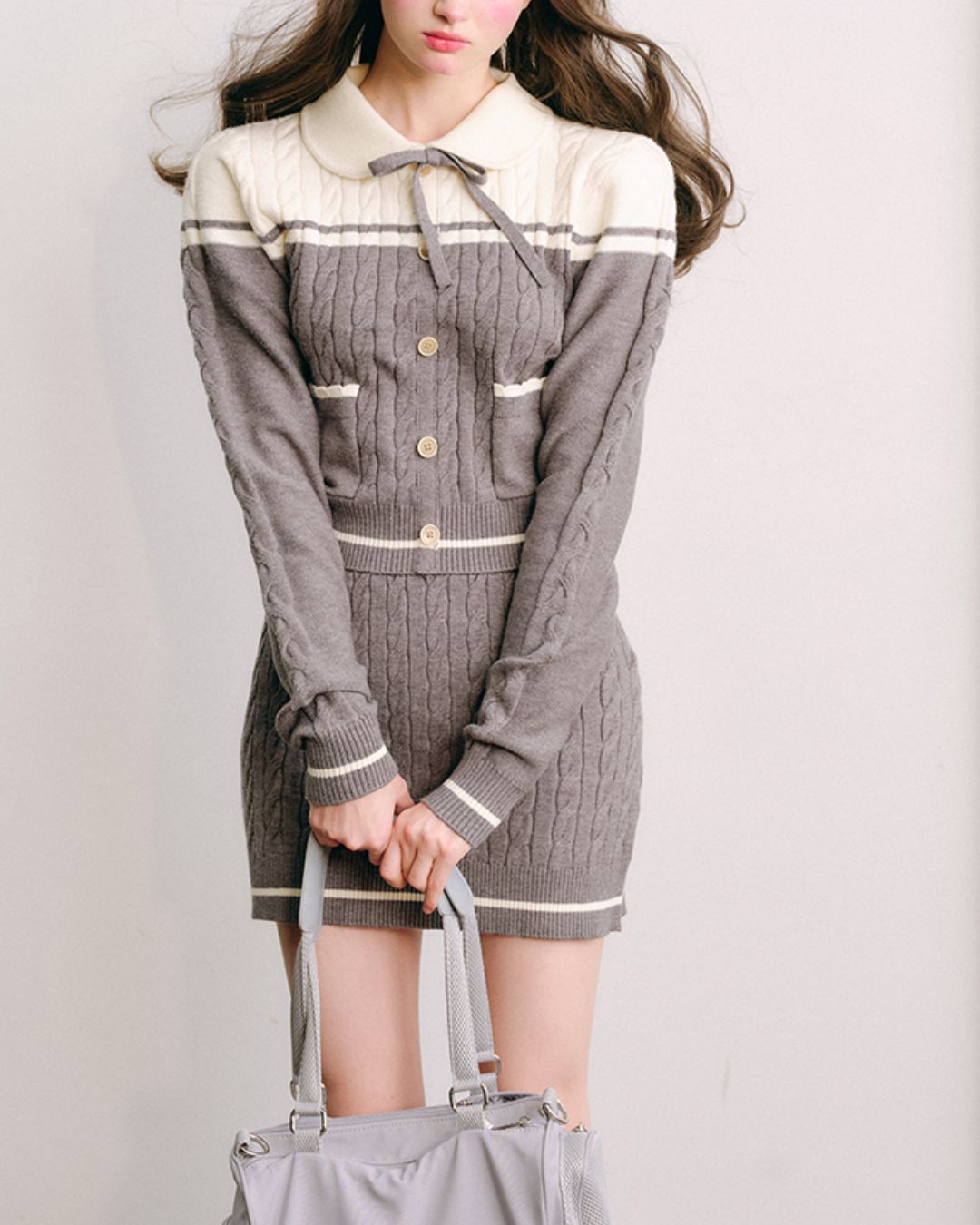 Polo Collar Knit Sweater　TP008