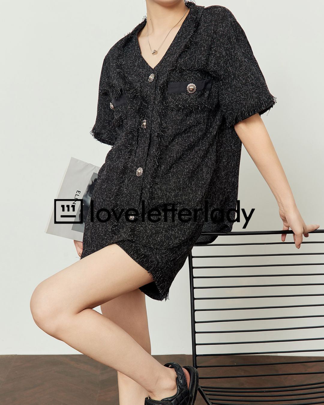 Fringe Set-up Short Pants　BT034