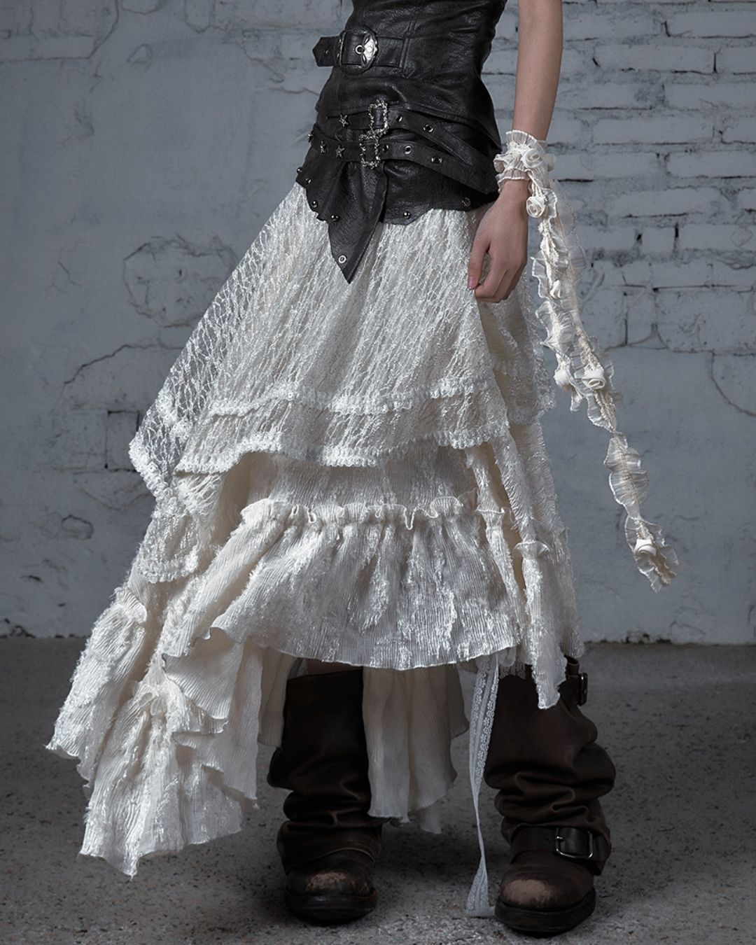 2-way Bare Top Asymmetrical Skirt　BT029