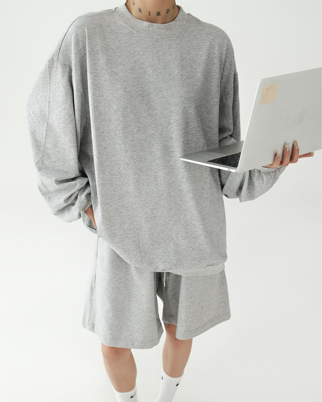 Basic Knee-length Set-up Shorts　BT035