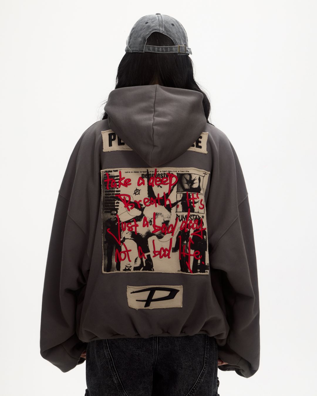 Back Print Design Hoodie　TP012